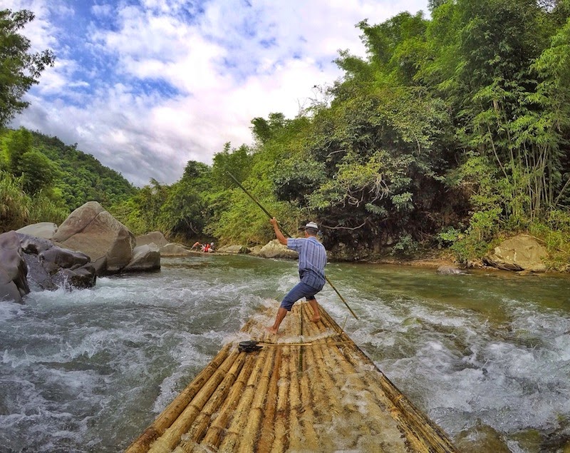 Bamboo Rafting Balanting Paring Loksado