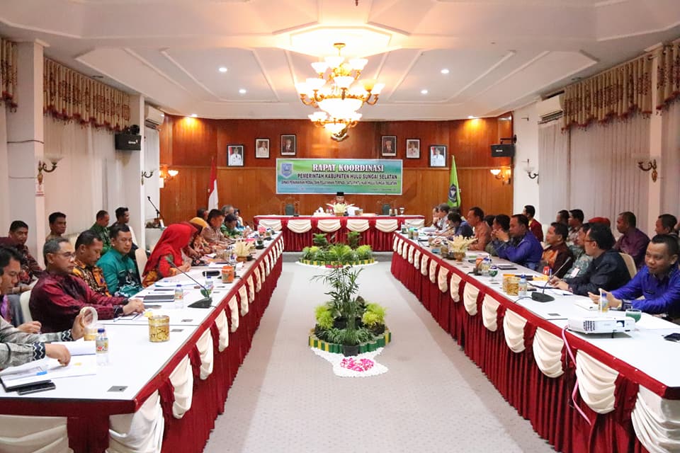 Rapat Koordinasi (Rakor) Bulanan Pemerintah Kabupaten Hulu Sungai Selatan