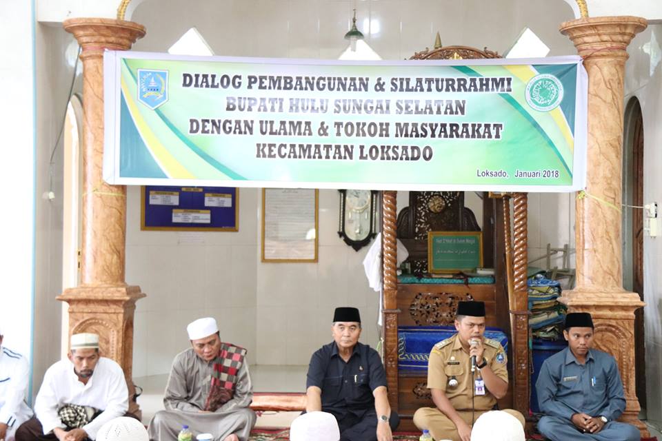 Dialog Pembangunan bersama MUI HSS, di Mesjid Jannatul Anwar Lumpangi