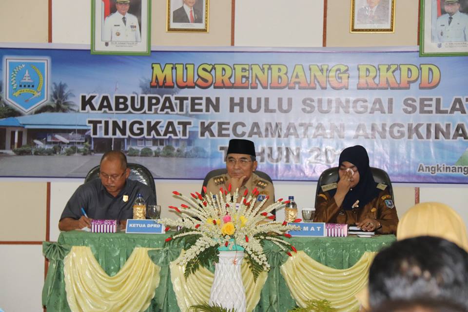 Bupati HSS Drs. H. Achmad Fikry M.AP membuka Musyawarah Rencana Pembangunan (Musrembang) RKPD Kab. HSS
