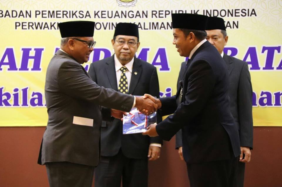 Serah Terima Jabatan Kepala Perwakilan Badan Pemeriksa Keuangan RI (BPK RI) Provinsi Kalimantan Selatan