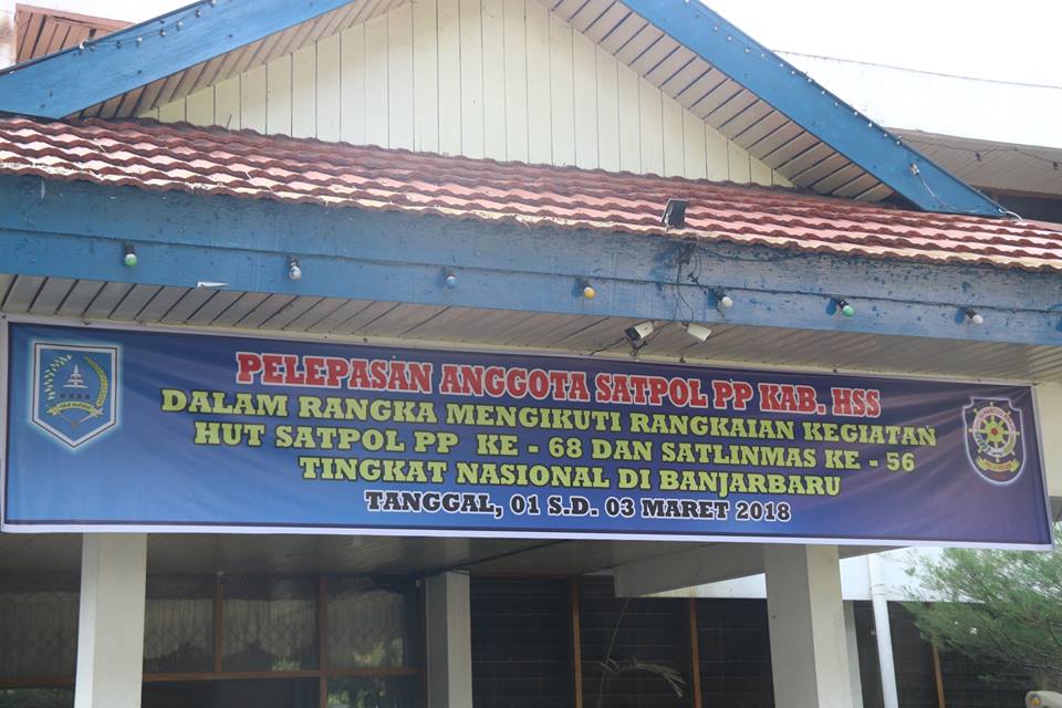 Pelepasan Anggota Satpol PP Kab. HSS
