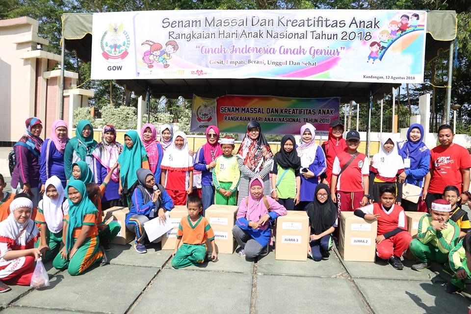 Senam Masal dan Kreatifitas Anak Dalam Rangka Peringatan Hari Anak Nasional