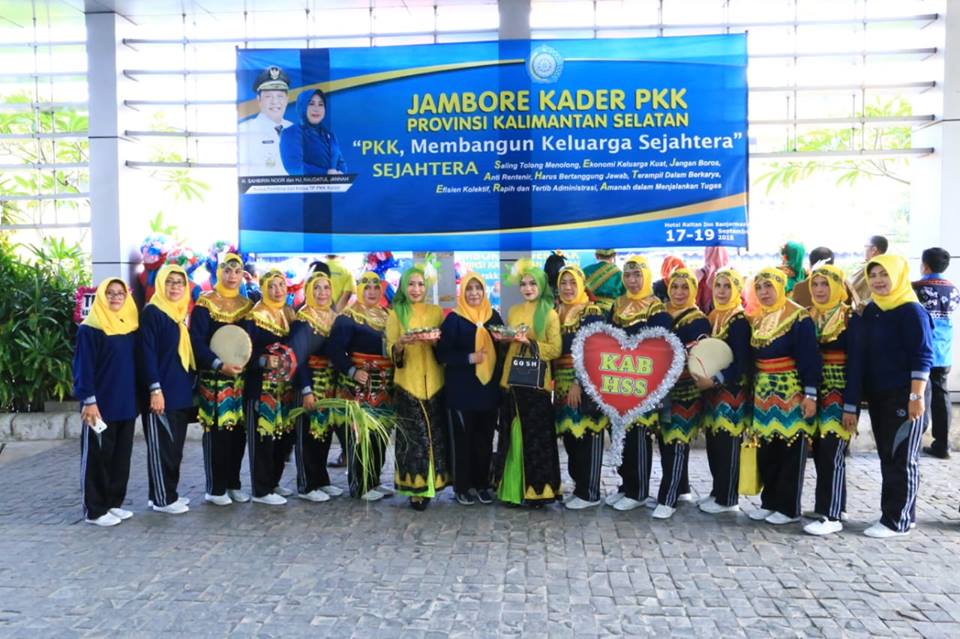 Tim Penggerak PKK Kab.HSS Ikuti Jambore Kader PKK tingkat Provinsi Kalimantan Selatan