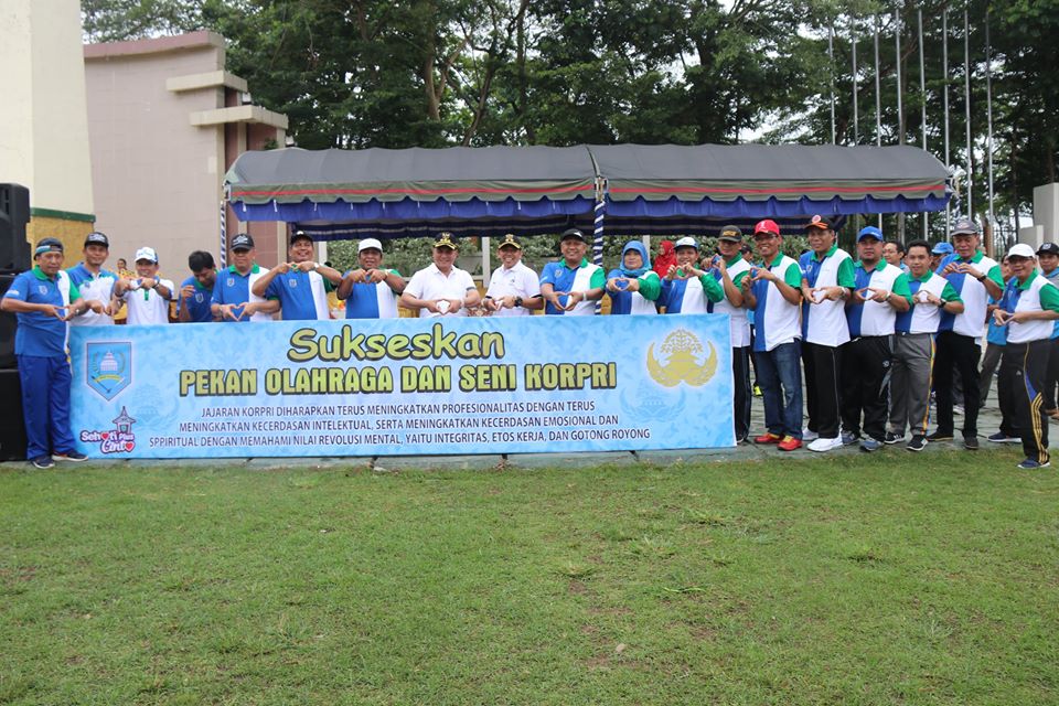 PEMBUKAAAN PORSENI KORPRI HSS 2018