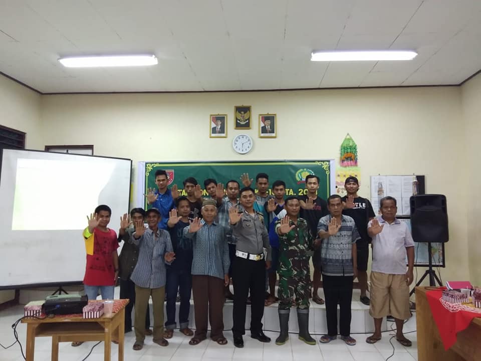 HARI KE 10, TMMD KODIM 1003 KANDANGAN DI DESA MALILINGIN MENGADAKAN SOSIALISASI