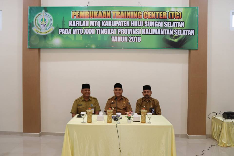 Training Center (TC) Kafilah MTQ Kabupaten Hulu Sungai Selatan Pada MTQ XXXI Tingkat Provinsi Kalimantan Selatan