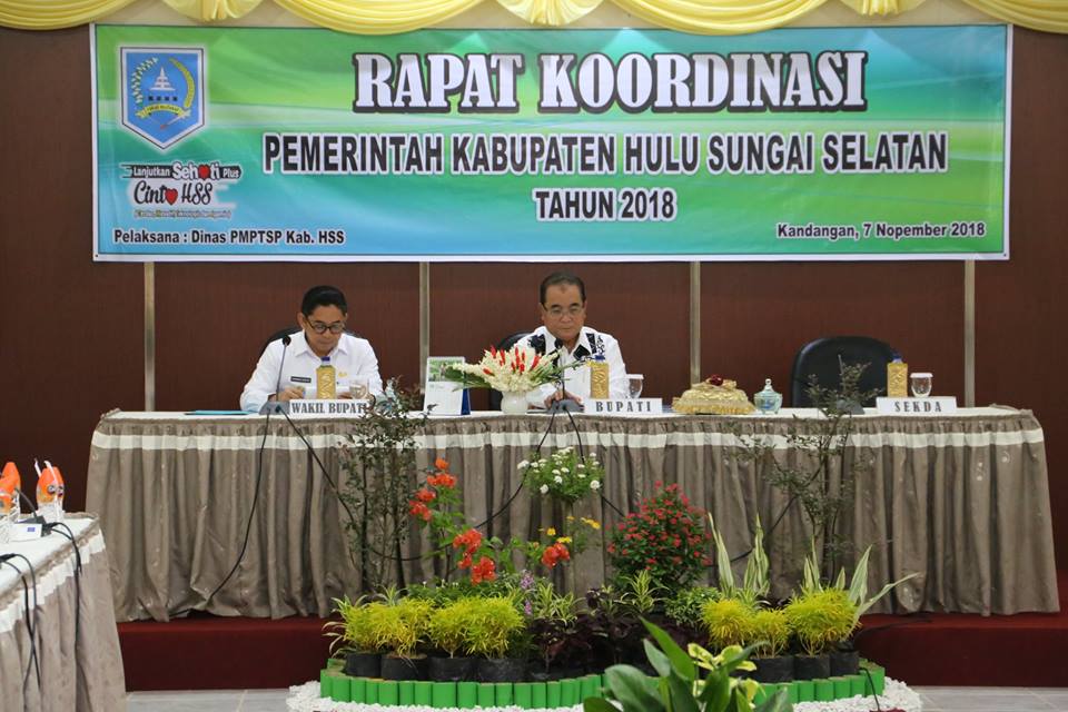 RAPAT KOORDINASI PEMERINTAH KAB HSS