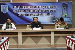 Kegiatan Bimbingan Teknis (Bimtek) Adipura tahap II,sekaligus Sosialisasi Kebijakan Strategi Daerah (Jakstrada) Persampahan Kabupaten Hulu Sungai Selatan