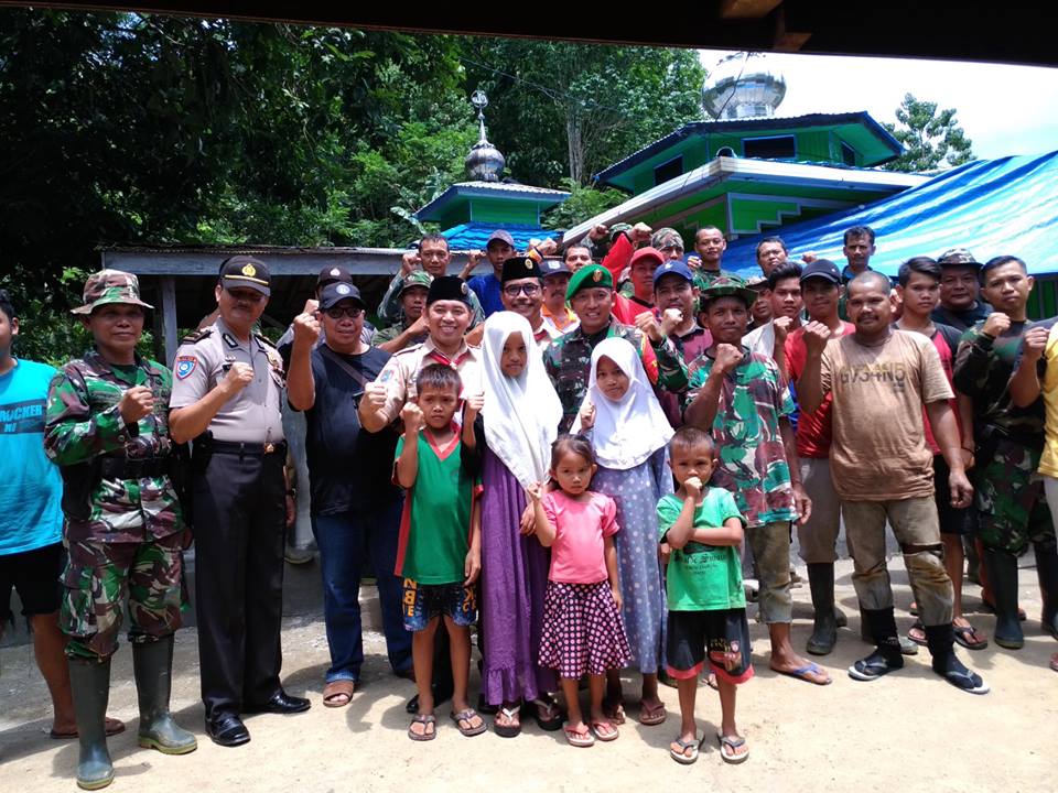 WAKIL BUPATI HSS MENINJAU LOKASI TMMD