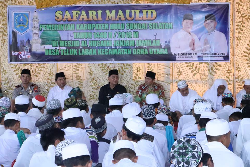 SAFARI MAULID KE-4 PEMKAB HSS DI KECAMATAN DAHA UTARA
