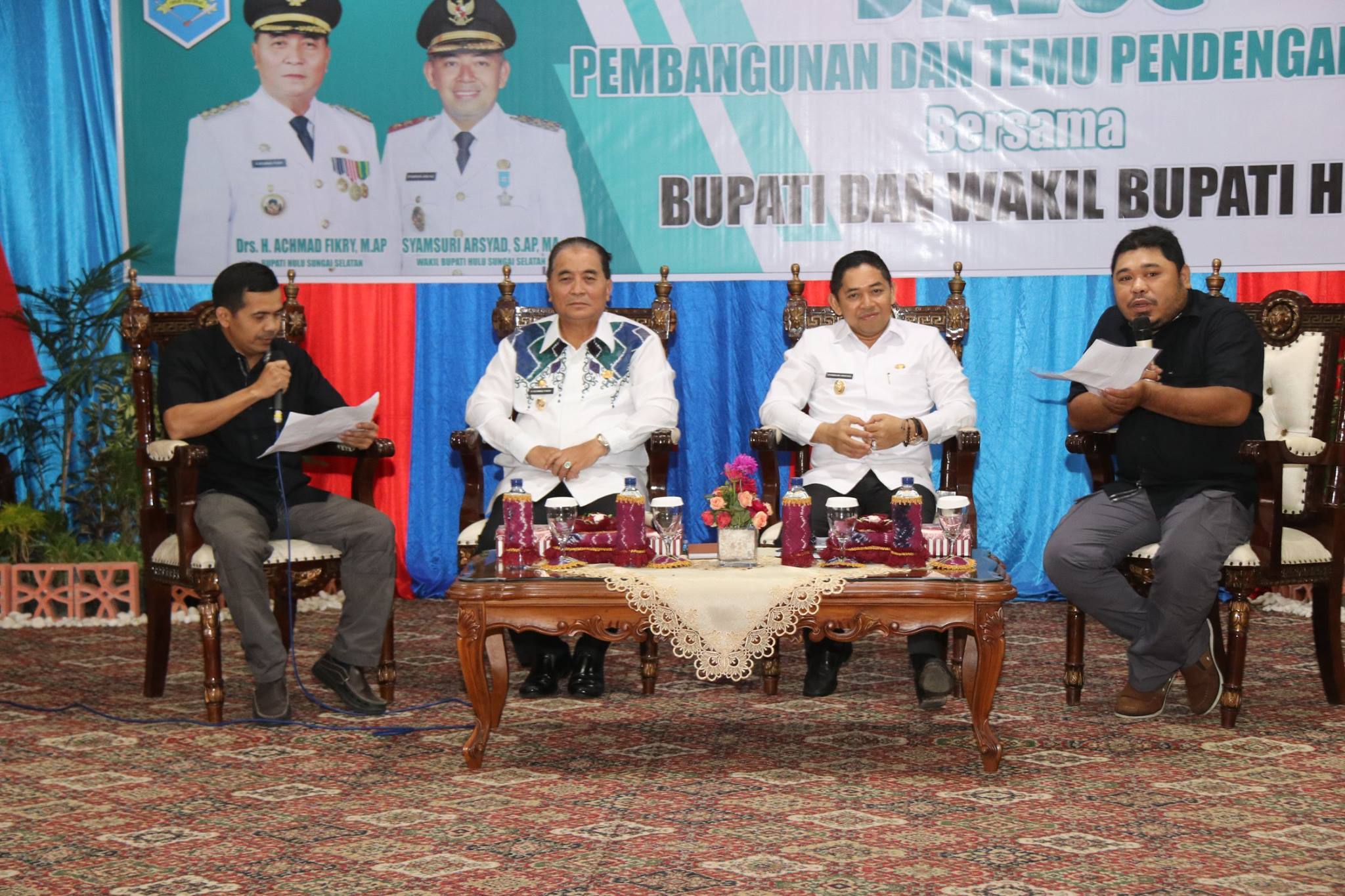 Dialog Pembangunan dan Temu Pendengar Radio bersama Bupati dan Wakil Bupati Hulu Sungai Selatan