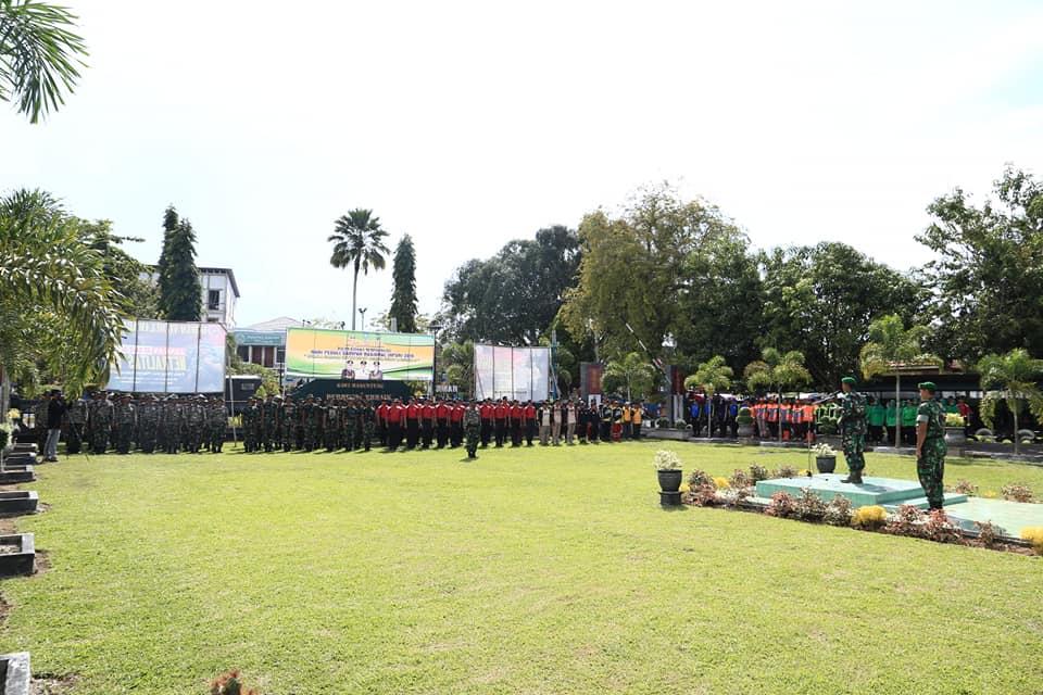 KODIM 1003 Kandangan, Gelar Apel Peringatan HPSN 2019