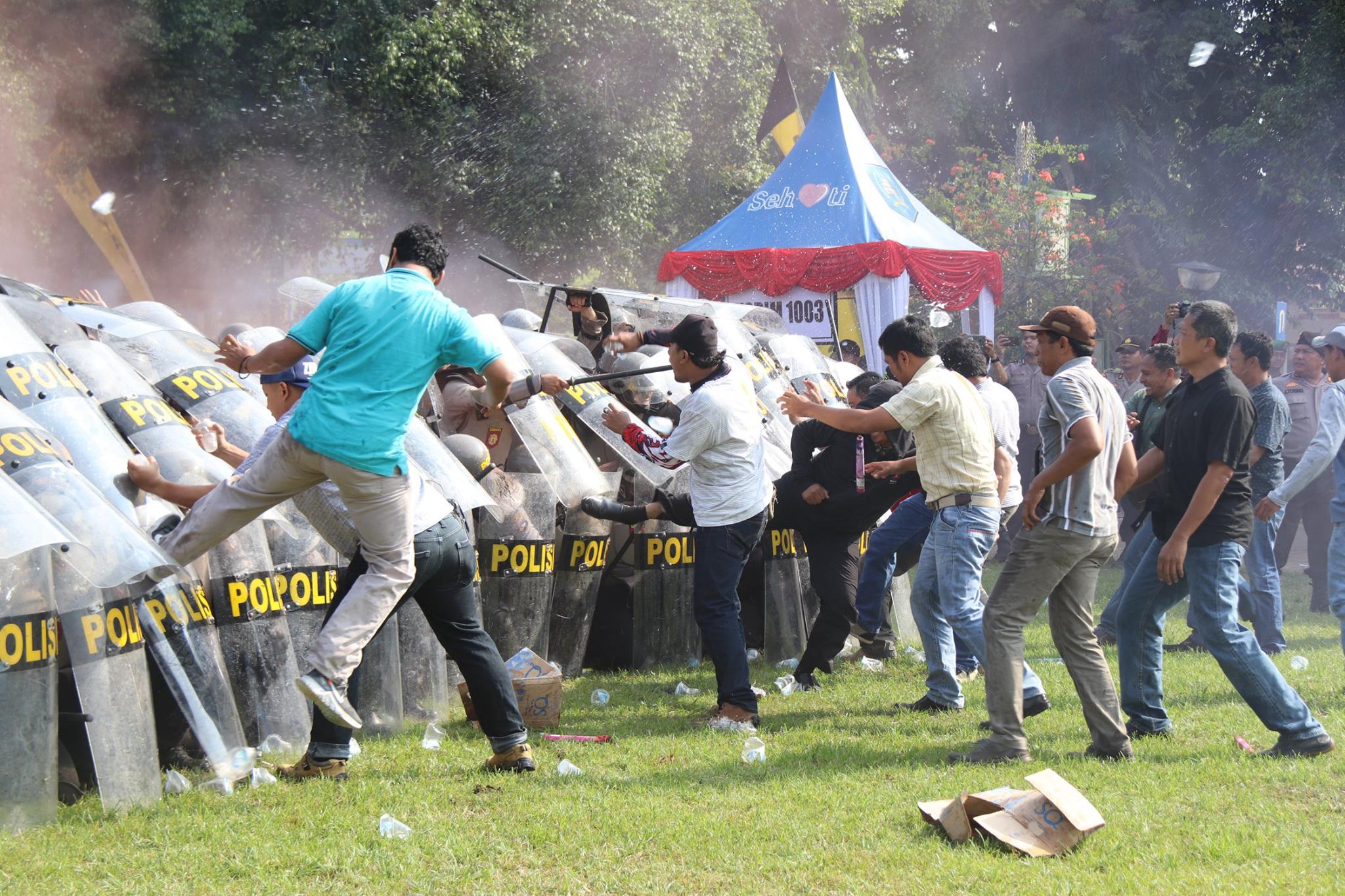 PEMKAB HSS SERTA TNI POLRI SIAP AMANKAN PEMILU SERENTAK 2019