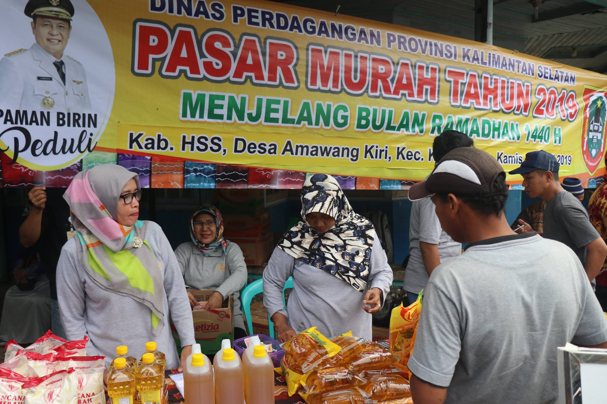 PASAR MURAH MENJELANG RAMADHAN DI DESA AMAWANG KIRI