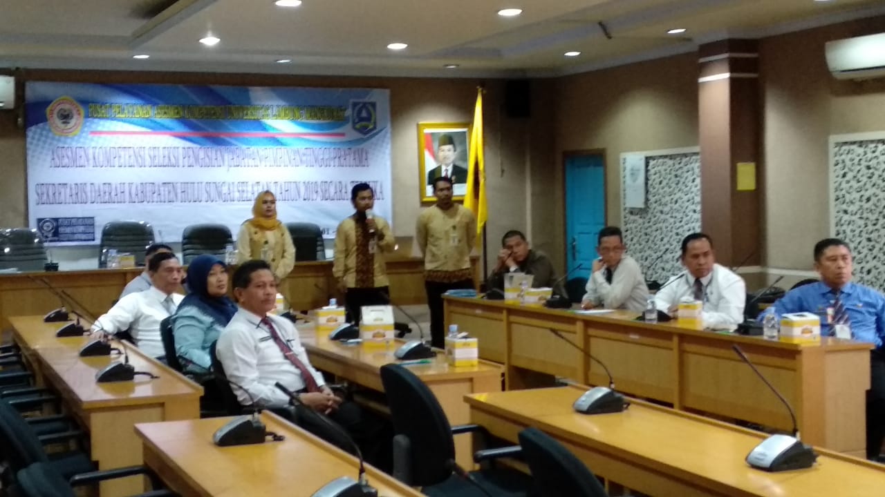 ASESMEN KOMPETENSI JPT PRATAMA SEKRETARIS DAERAH KABUPATEN HULU SUNGAI SELATAN