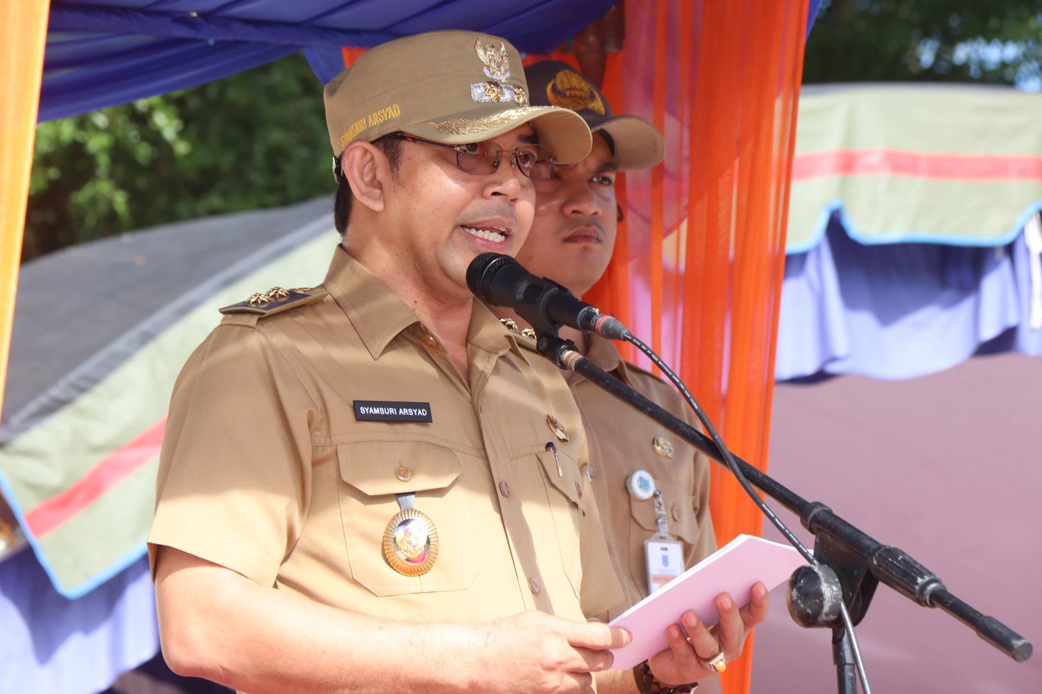 SYAMSURI ARSYAD PIMPIN APEL SIAGA BENCANA KARHUTLA