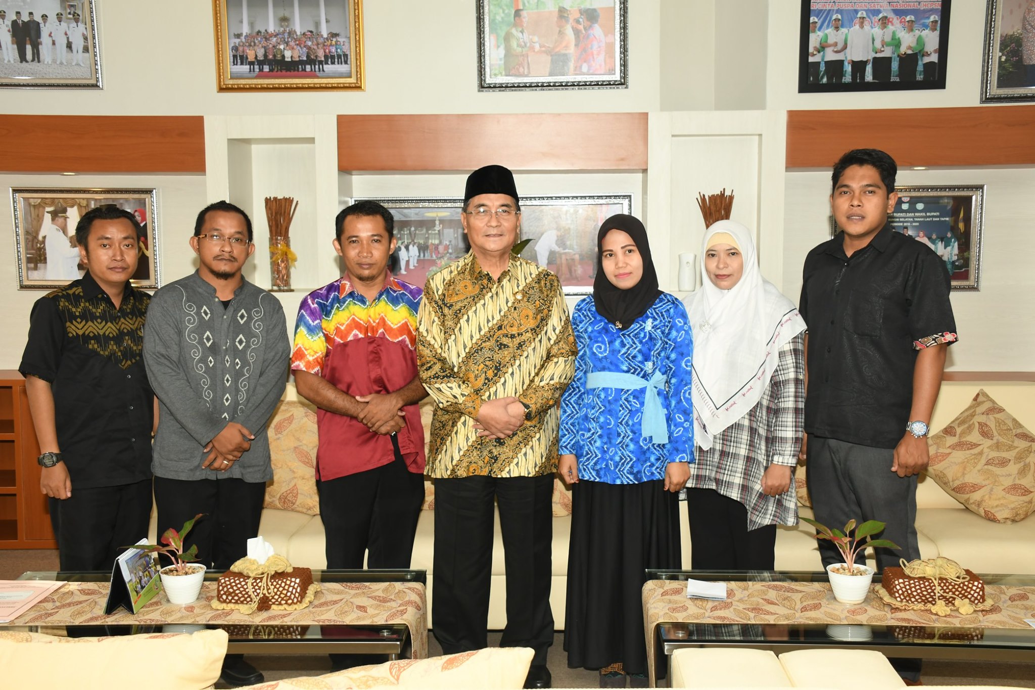 H. ACHMAD FIKRY TERIMA AUDIENSI PENGURUS YAYASAN KSS HULU SUNGAI SELATAN