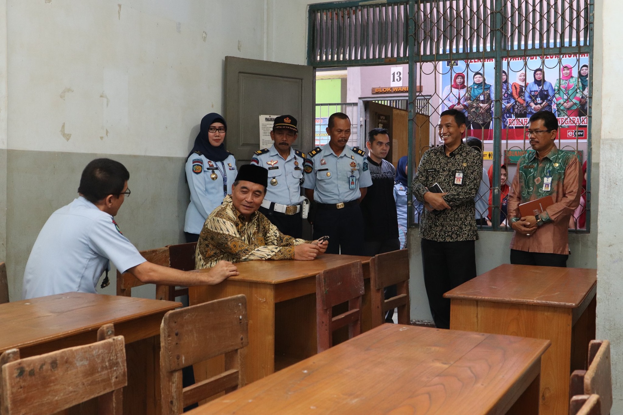 H.ACHMAD FIKRY LAUNCHING GERAKAN SADAR MADU UNTUK WARGA BINAAN RUTAN KELAS IIB KANDANGAN