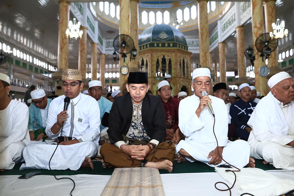 WAKIL BUPATI HSS SHOLAT IED IDUL ADHA 1440H DI MESJID JAMI IBRAHIM DAHA UTARA