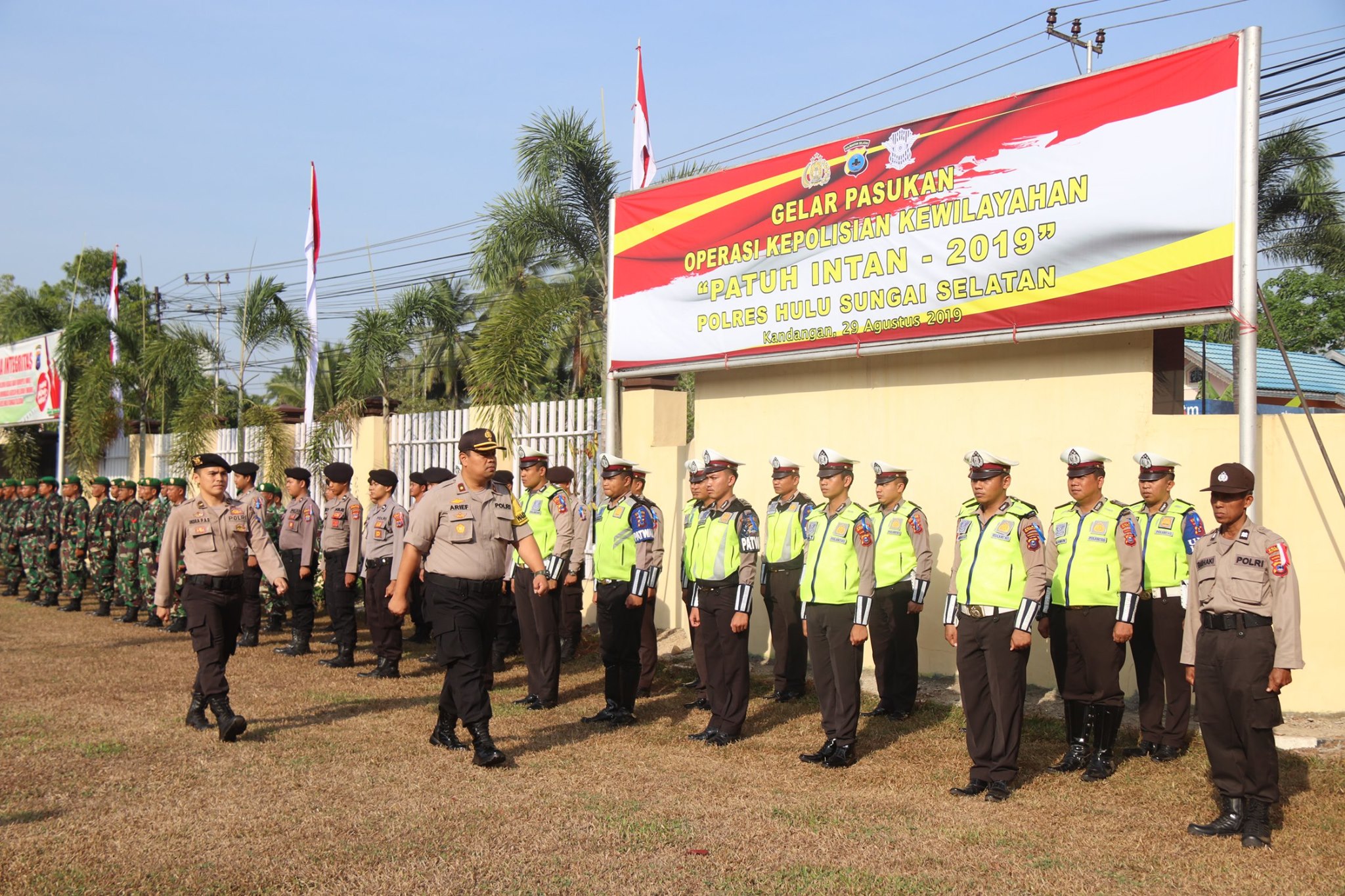 WAKIL BUPATI HSS HADIRI APEL GELAR PASUKAN PATUH INTAN