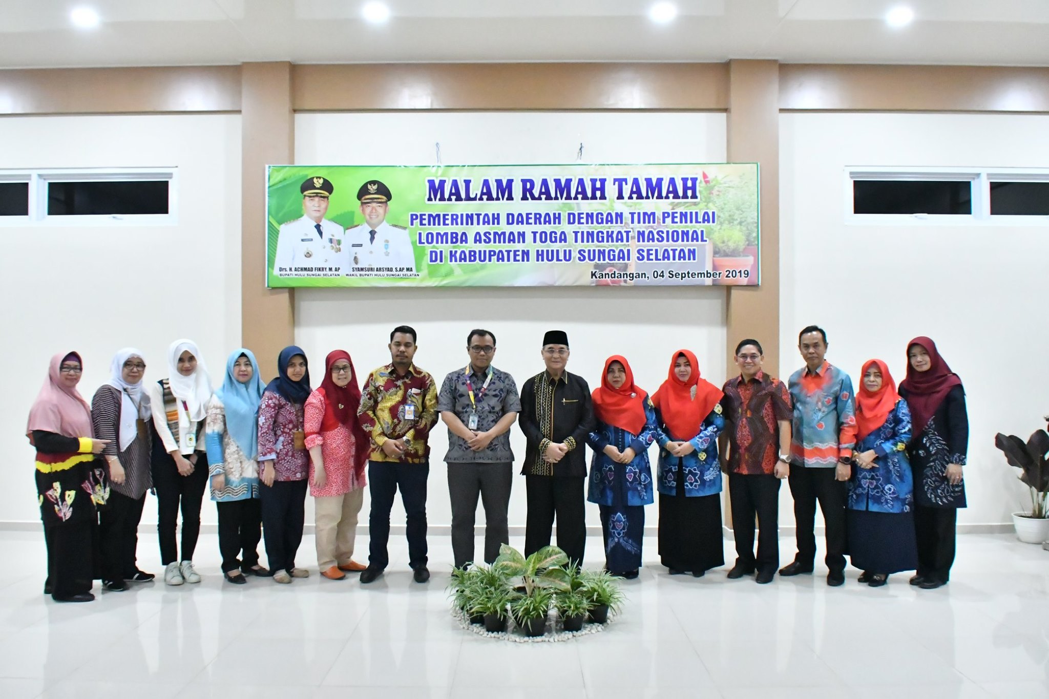 Malam Ramah Tamah Tim Penilai Asman Toga dengan Pemerintah Daerah Kabupaten Hulu Sungai Selatan