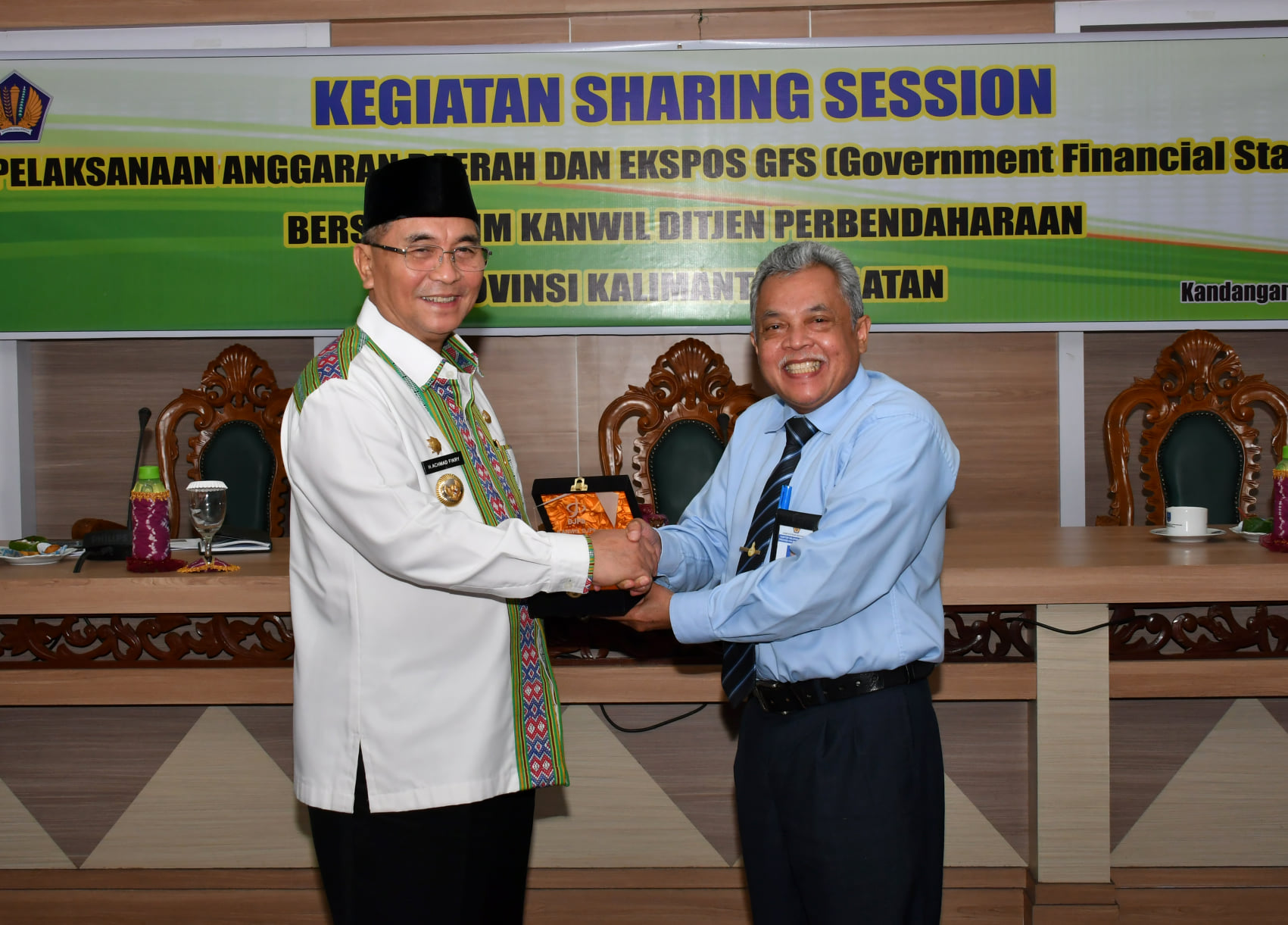 H. ACHMAD FIKRY HADIRI KEGIATAN SHARING SESSION PEMBINAAN PELAKSANAAN ANGGARAN DAERAH DAN EKPOS GFS