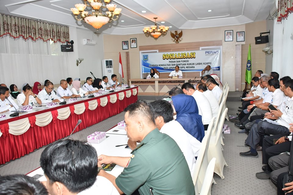 LKBG KORPRI HSS GELAR SOSIALISASI DENGAN PEMKAB HSS “TINDAK PIDANA DALAM BIDANG KESEHATAN”