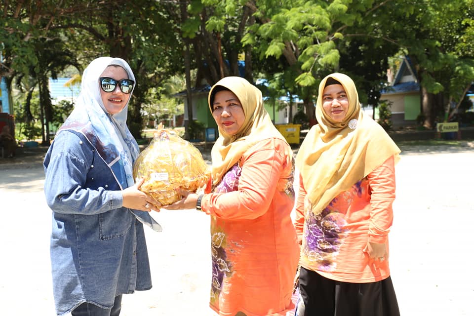 Silaturahmi sekaligus penyerahan Bantuan TP. PKK KAB. Hulu Sungai Selatan