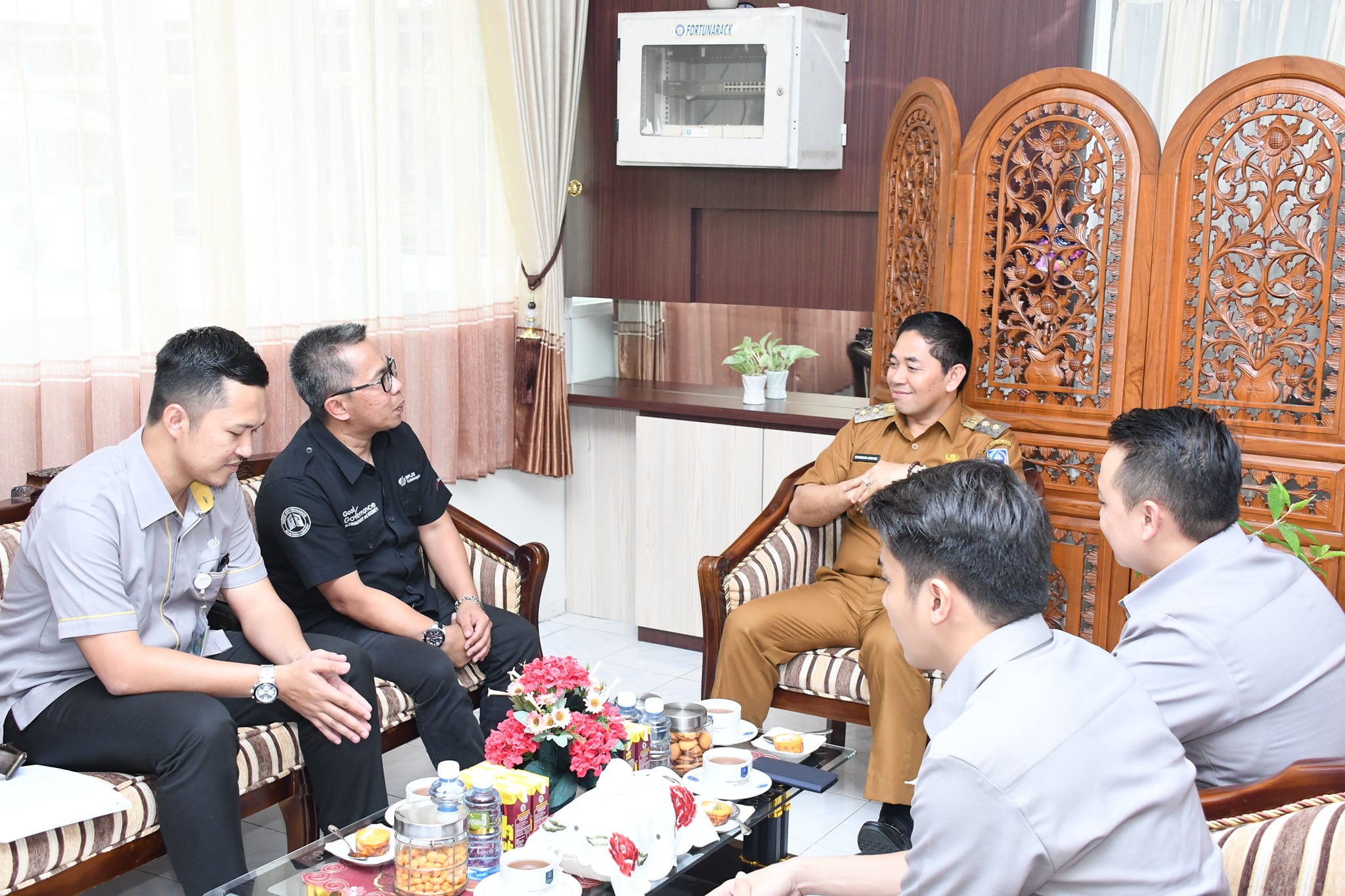 SYAMSURI ARSYAD TERIMA KUNJUNGAN DARI BPJS KETENAGAKERJAAN BANJARMASIN