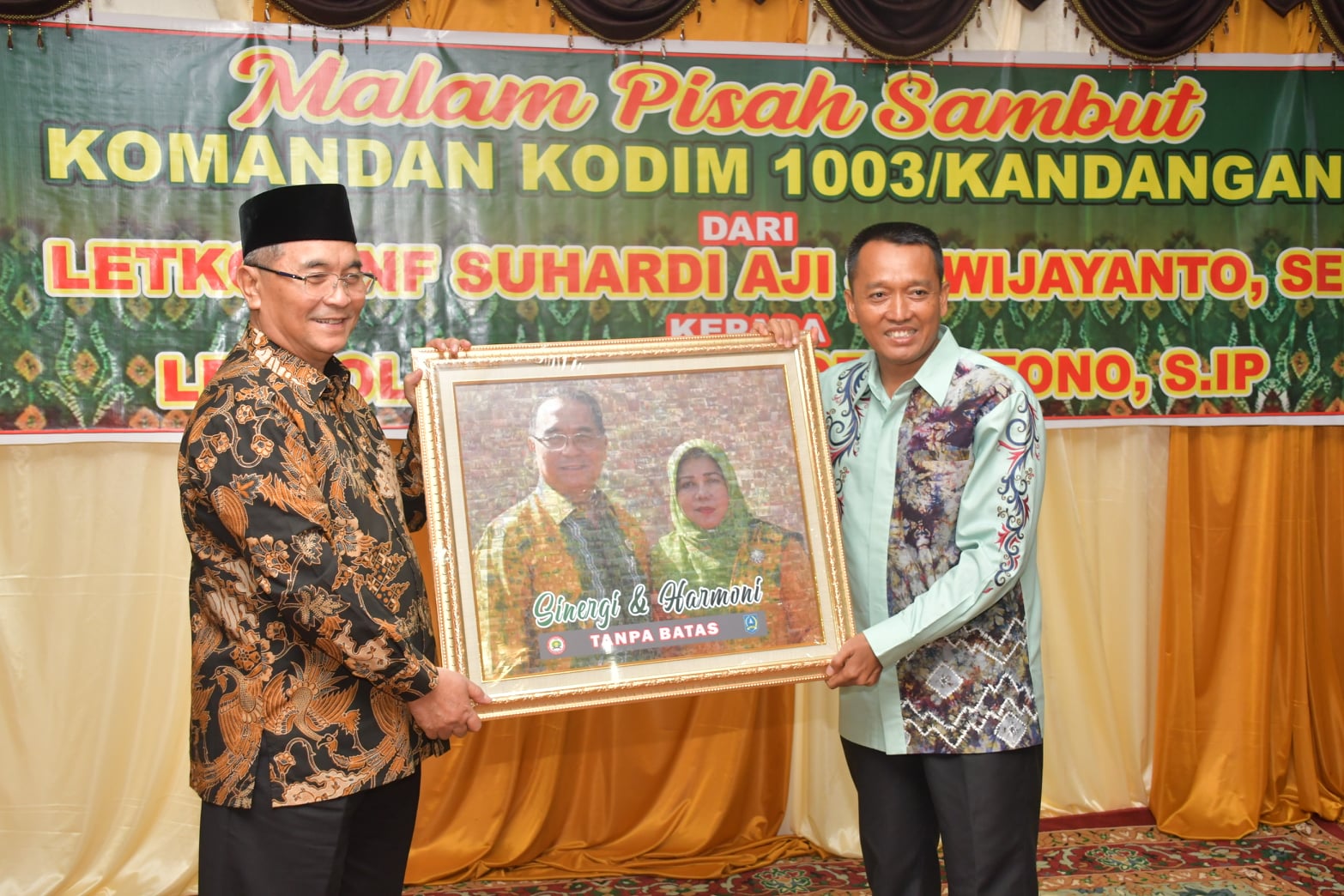 Malam Pisah Sambut Komandan Kodim 1003 Kandangan