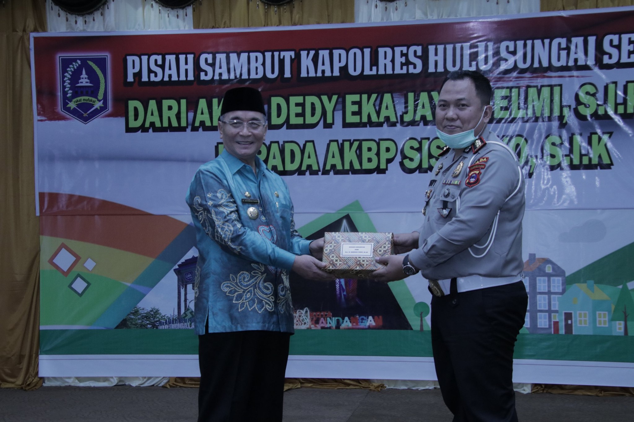 PISAH SAMBUT KAPOLRES HULU SUNGAI SELATAN