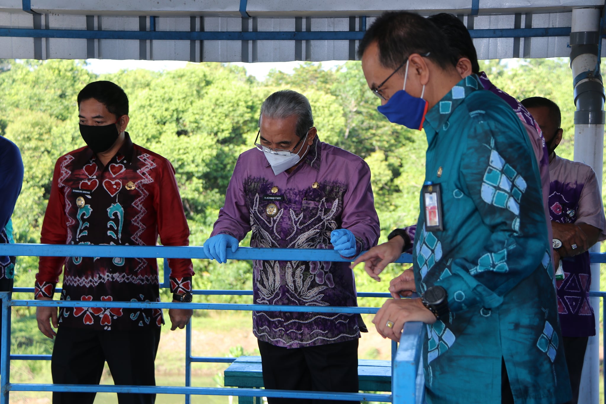 BUPATI HULU SUNGAI SELATAN HADIRI SYUKURAN PENGOPERASIAN INSTANSI PENGOLAHAN AIR (IPA)