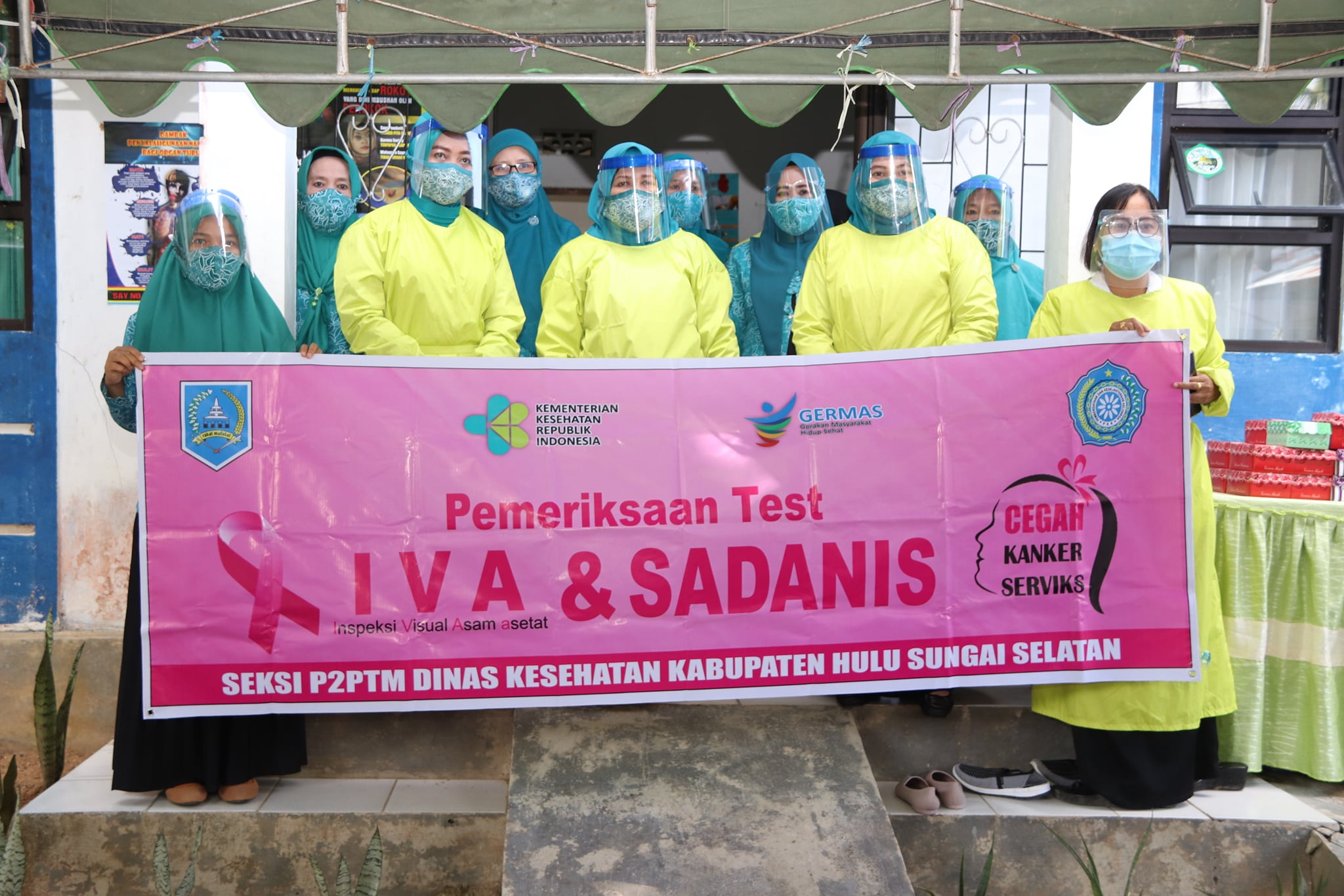 Peninjauan IVA Test dan SADANIS di Puskesmas Angkinang