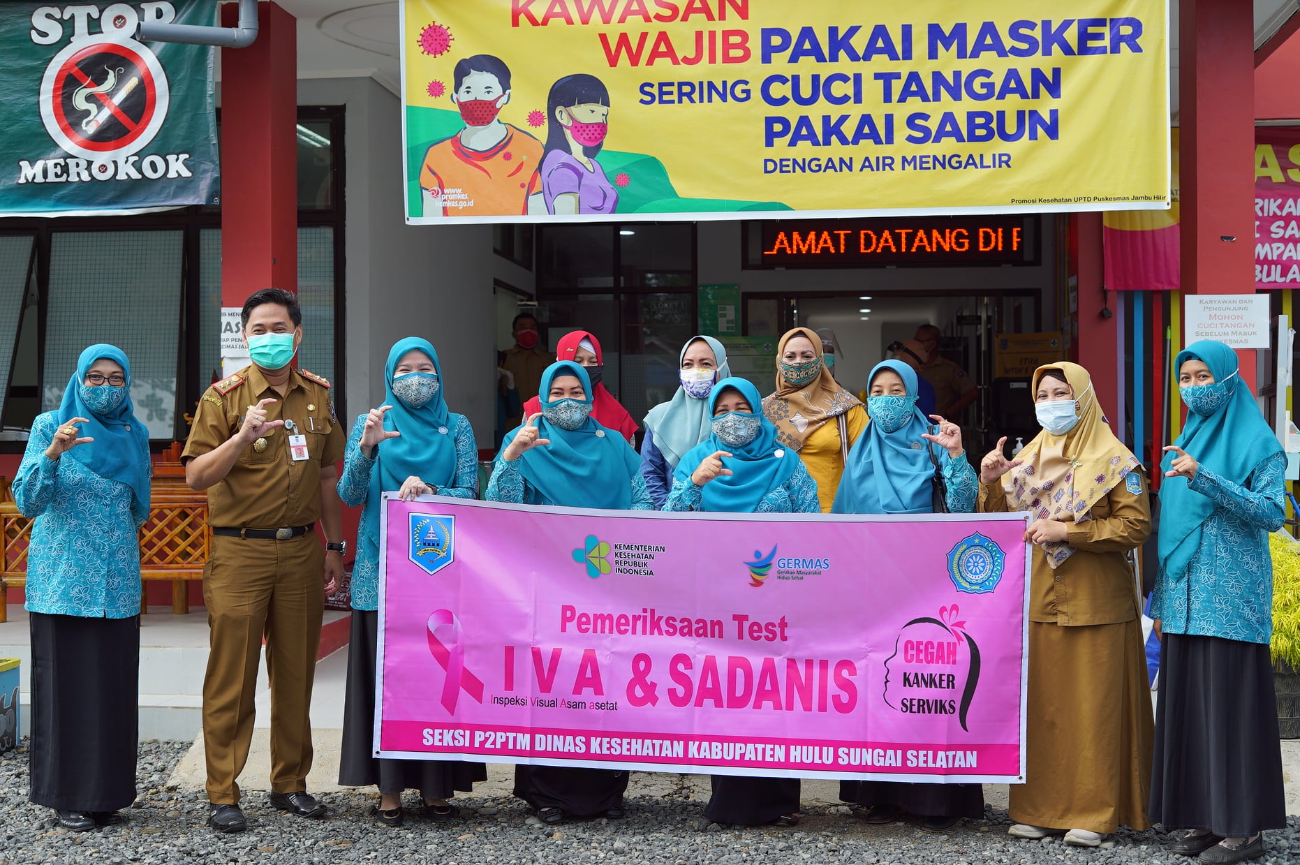 3 Kecamatan Serentak Laksanakan Pemeriksaan IVA Tes dan SADANIS