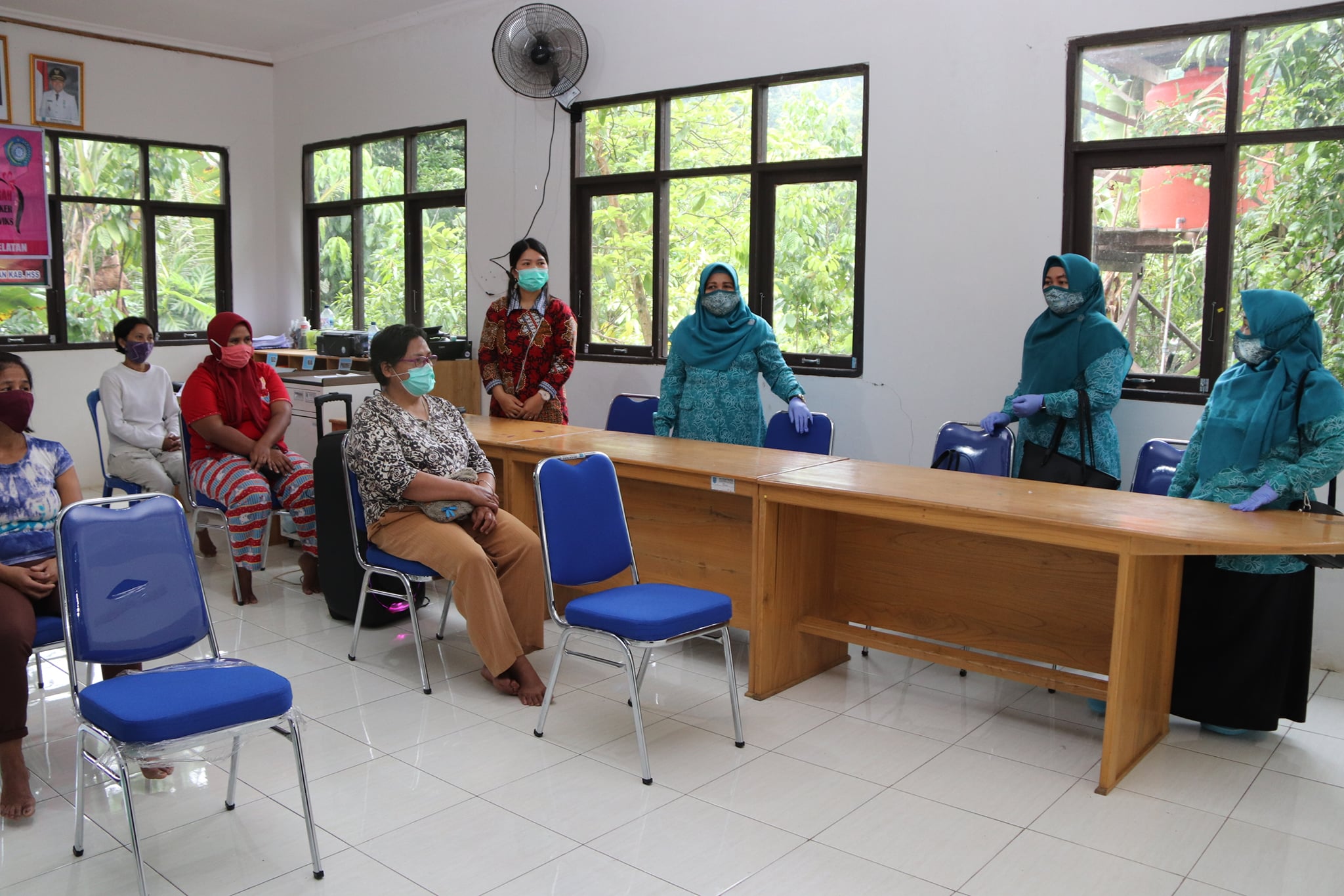 Kecamatan Loksado Ikut Laksanakan Test IVA dan SADANIS