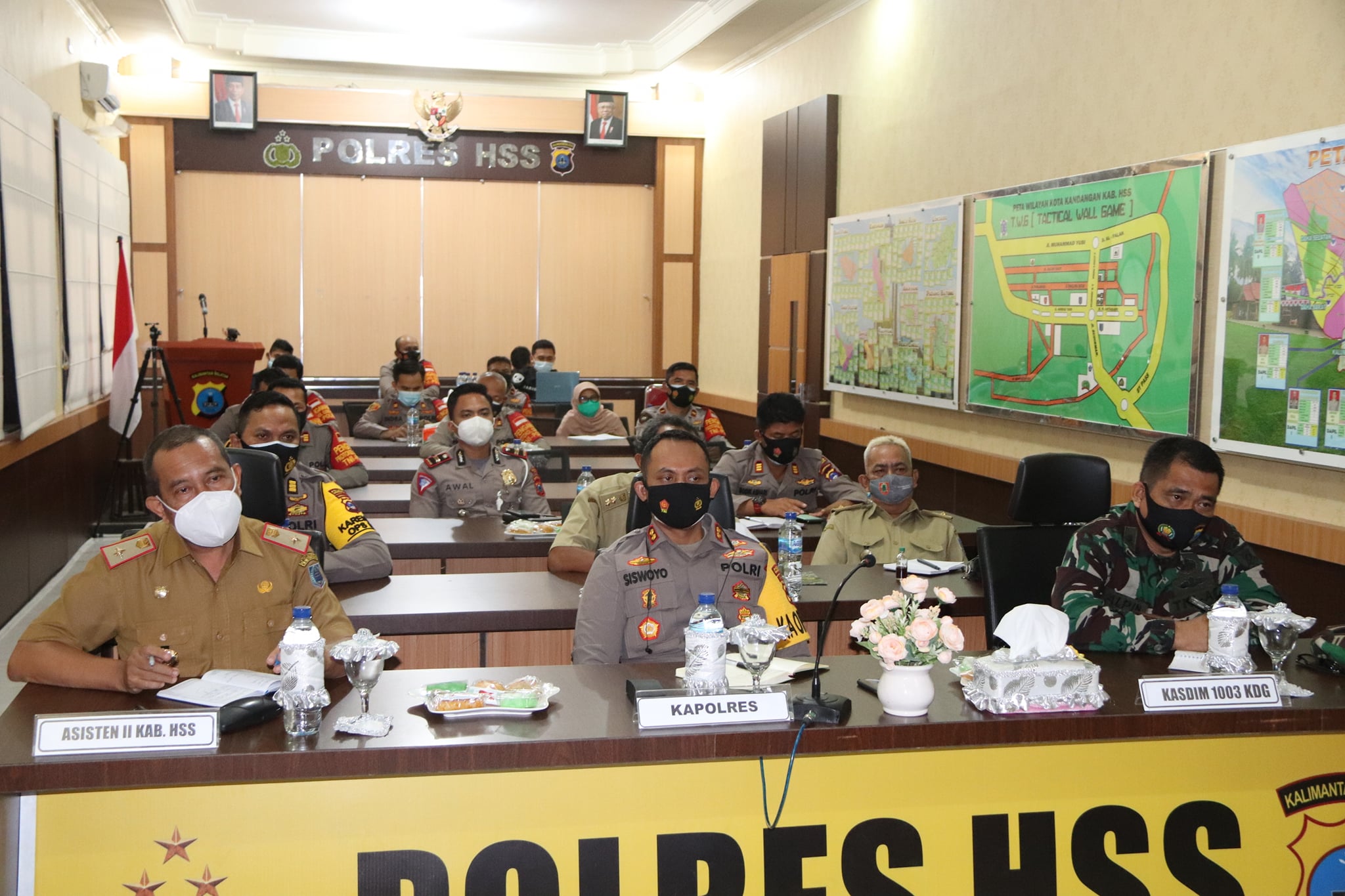 “POLRES HSS VICON BERSAMA ASOPS KAPOLRI TERKAIT PENGENDALIAN KEBAKARAN HUTAN DAN LAHAN”