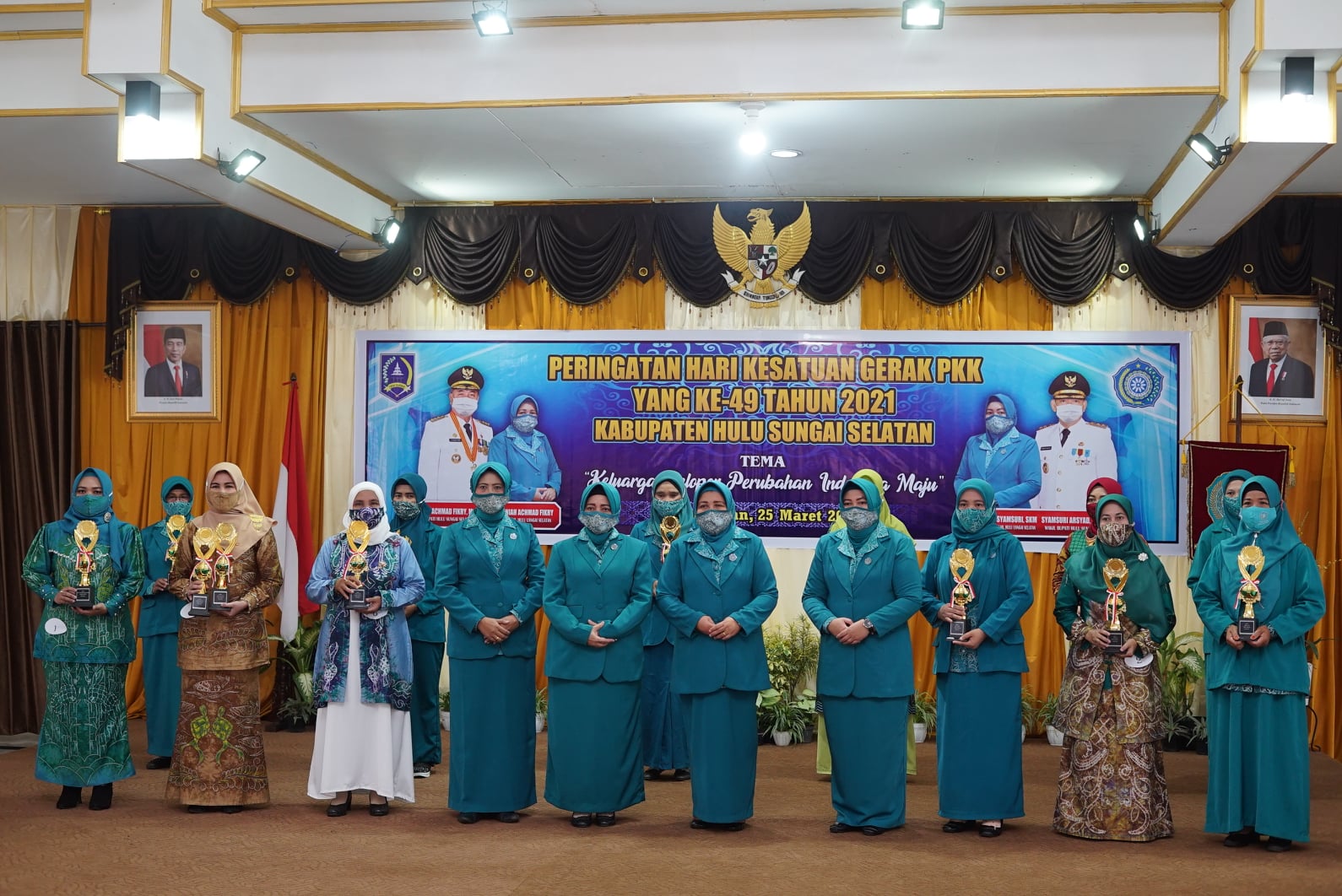 Kabupaten Hulu Sungai Selatan Gelar Peringatan Hari Kesatuan Gerak PKK ke 49