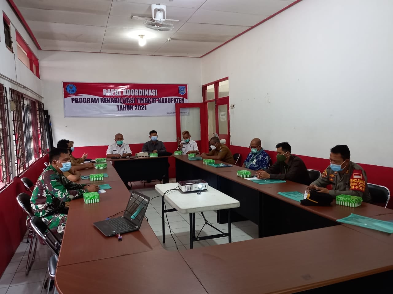 Rapat Koordinasi Program Rehabilitasi Tingkat Kabupaten Tahun 2021
