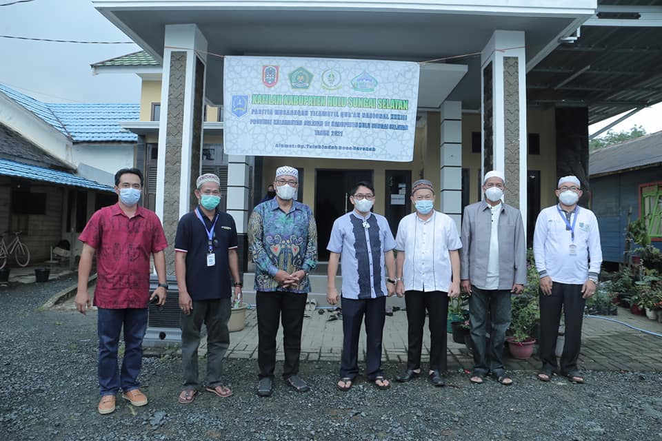 WAKIL BUPATI HSS KUNJUNGI KAFILAH MTQ WAKIL KAB.HSS