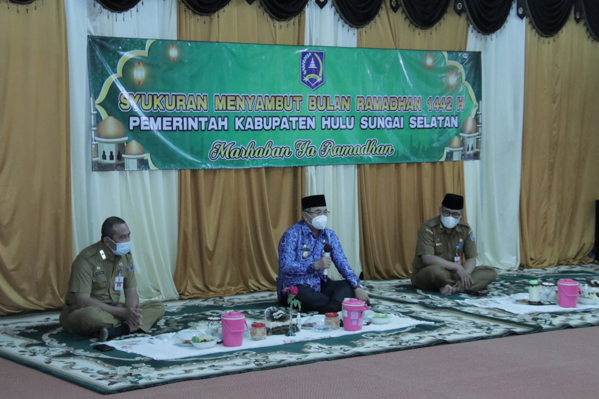 SAMBUT BULAN SUCI RAMADHAN, PEMKAB HSS GELAR SYUKURAN