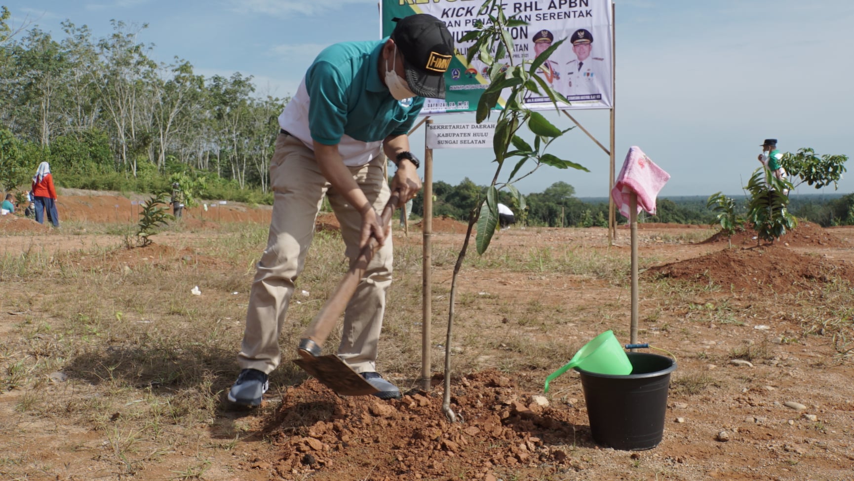 Pemerintah Kabupaten HSS Turut Berpartisipasi Menggalakkan Semangat Revolusi Hijau