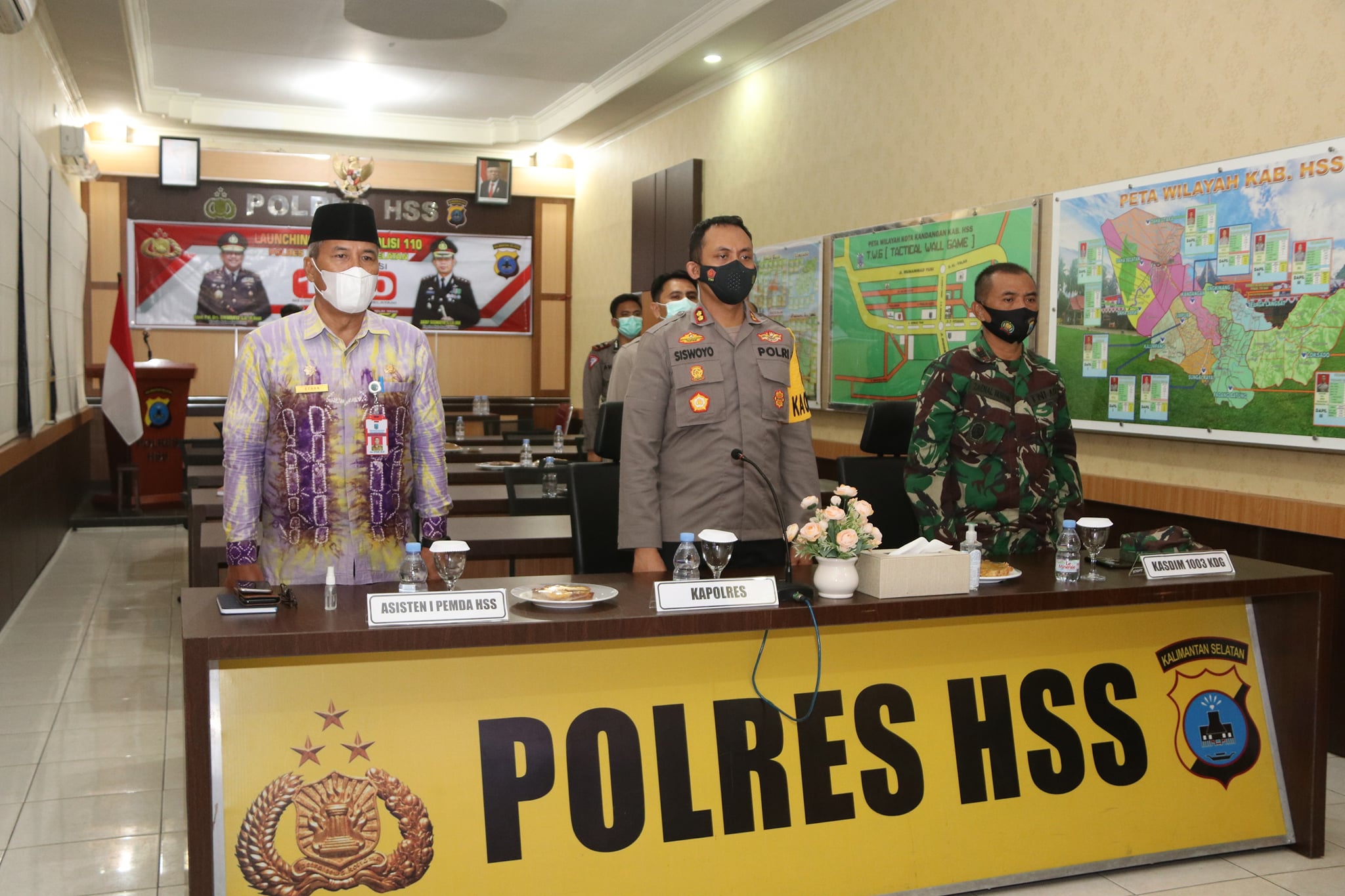 Call Center 110, Polres HSS Siap Layani Masyarakat