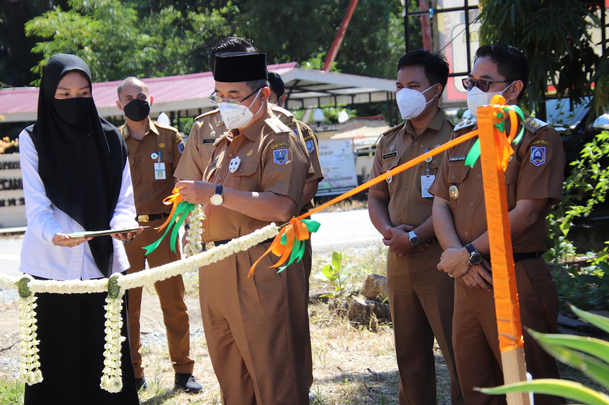 Bupati H. Achmad Fikry Resmikan RTH Datu Durabu, Warga Kecamatan Kalumpang Punya Tempat Santai