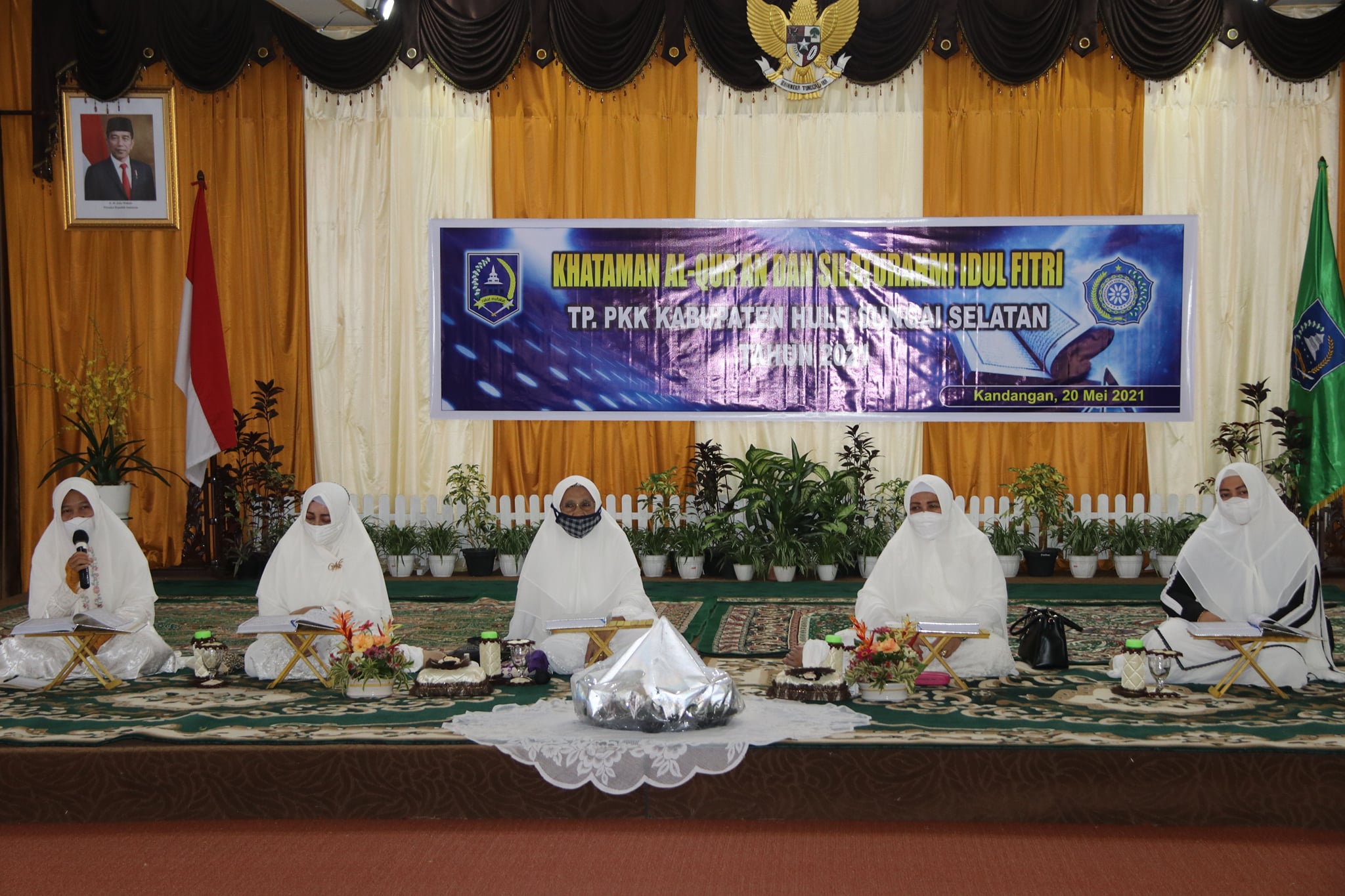 Ketua TP-PKK Kab. HSS Ajak Masyarakat Gemar Baca Al-Quran