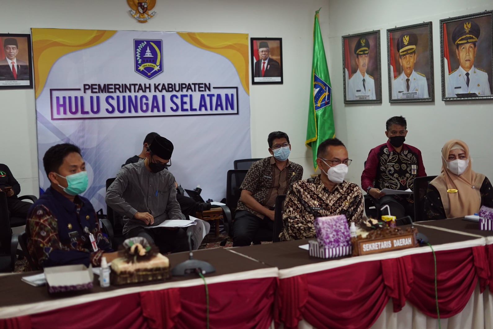 Sekretaris Daerah Kabupaten Hulu Sungai Selatan ikuti Rapat Koordinasi