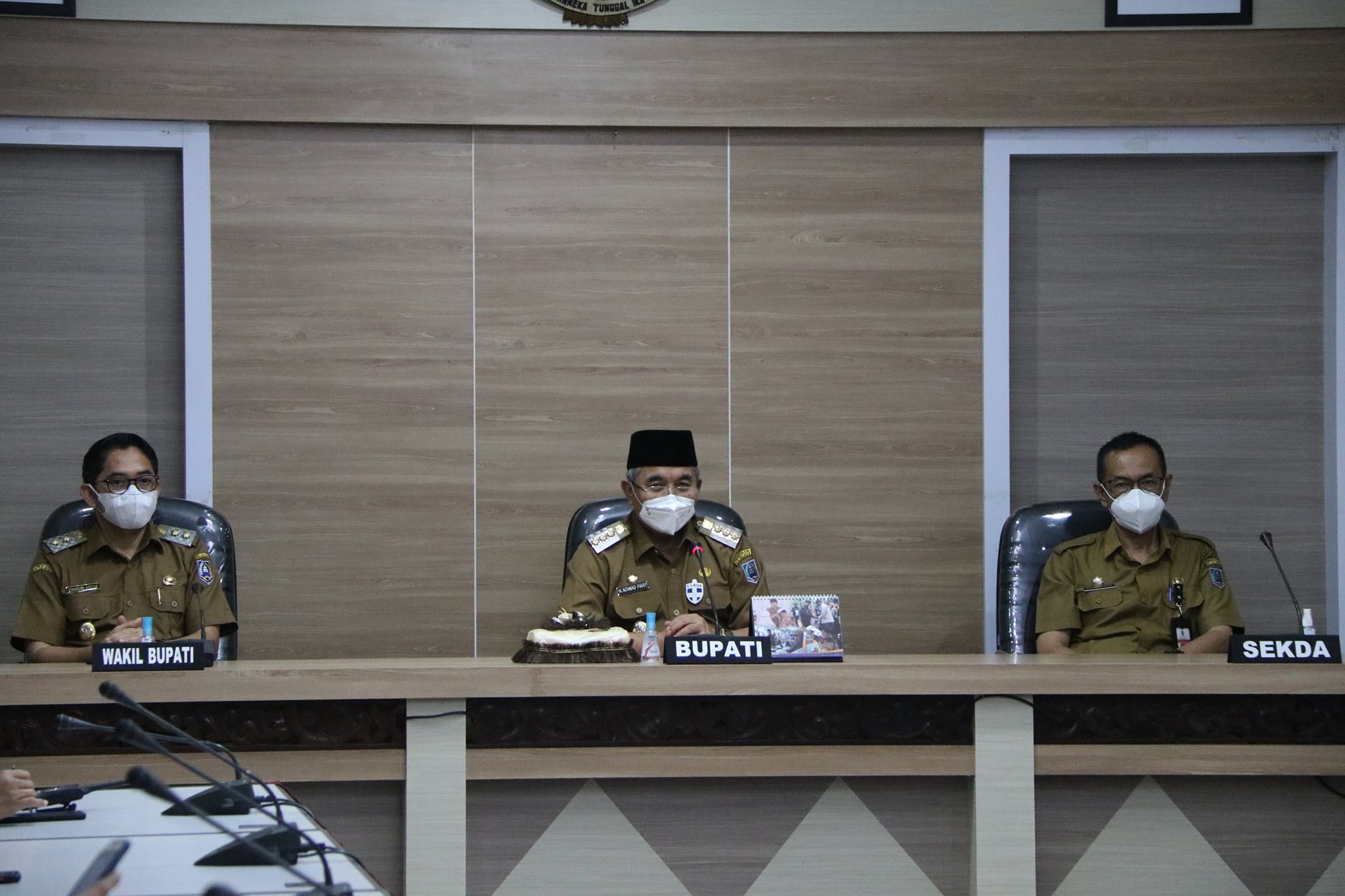 Silaturahmi Bersama Forwah, Bupati HSS Sampaikan Informasi Menghadapi Idul Fitri