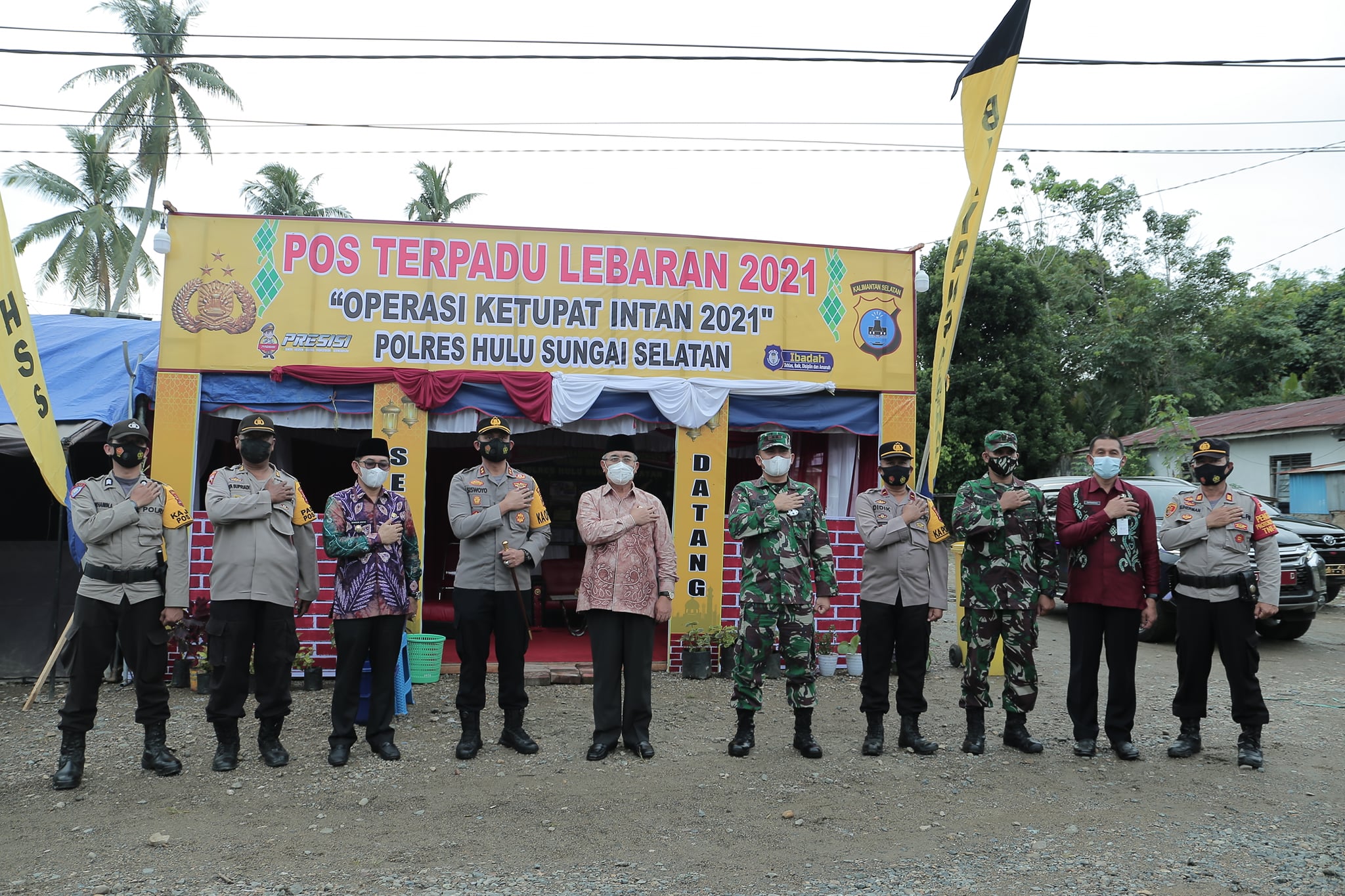 “Bupati Kunjungi Posko Cek Poin”