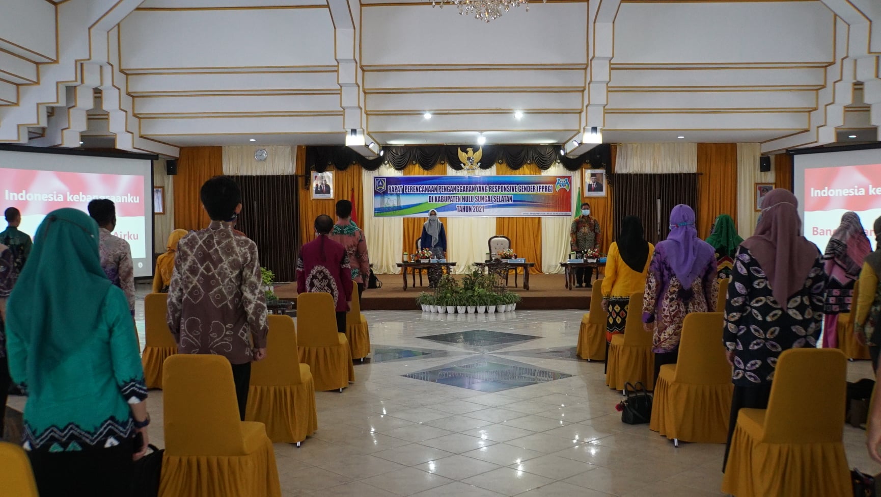 Dinas PPKBPPPA Kab. HSS Gelar Rapat PPRG Tahun 2021