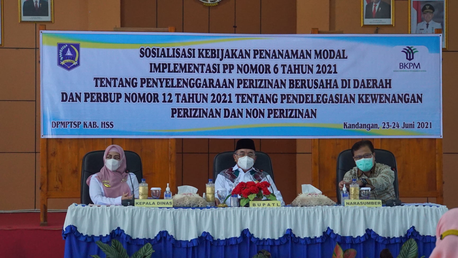 Dorong Investasi di HSS, Pemkab Sosialisasikan Kebijakan Penanaman Modal